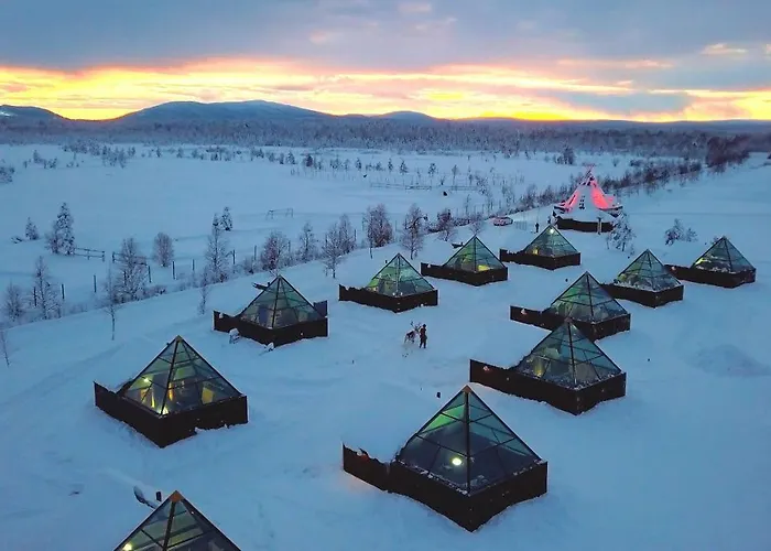 Aurora Pyramid Glass Igloos Hotel